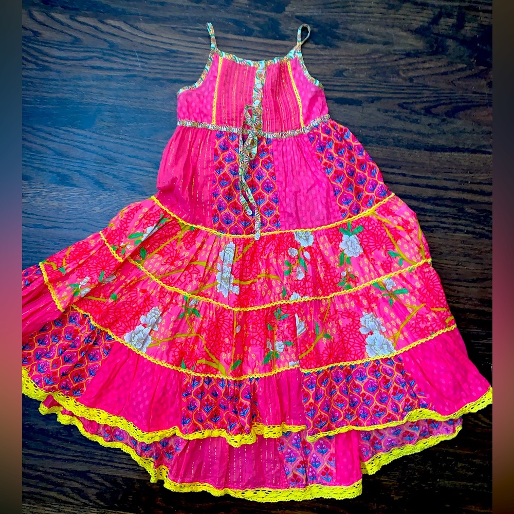 BIBA Girls Floral sundress size 6/7 yrs